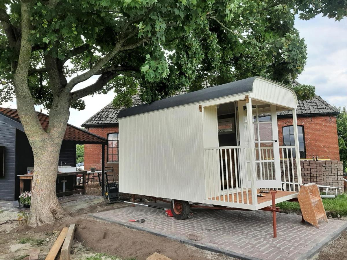 Glamping De Vrije Wind, Tentverhuur Houwerzijl Kültér fotó
